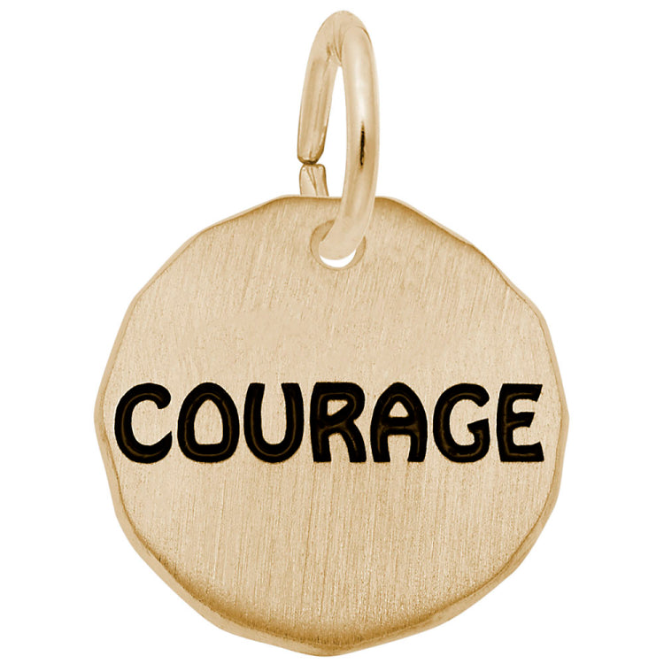 COURAGE CHARM TAG