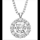 1/2ctw Diamond 14K Rhythm of Love Pendant