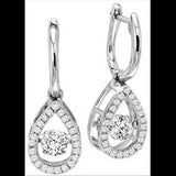 3/4ctw Diamond 14K Rhythm of Love Earrings
