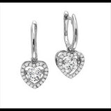 3/4ctw Diamond 14K Rhythm of Love Earrings