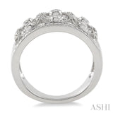 1/6 Ctw Round Cut Diamond Fashion Ring in Sterling Silver