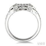 1/5 Ctw Diamond Matching Wedding Band in 14K White Gold