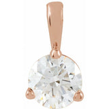 14K Rose Gold 1/3 CTW Natural Diamond Pendant