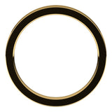 14K Yellow Gold 2.5 mm Comfort-Fit Flat Band Size 6.5