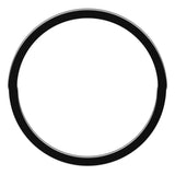 14K White Gold 1 mm Flat Band Size 8