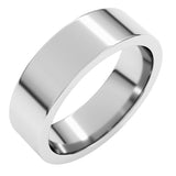 Palladium 6 mm Comfort-Fit Flat Band Size 13.5