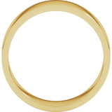 18K Yellow Gold 6 mm Flat Band Size 10