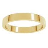 10K Yellow Gold 3 mm Flat Band Size 11