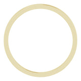 14K Yellow Gold 1.5 mm Flat Band Size 3.5