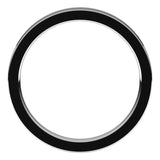 14K White Gold 2.5 mm Comfort-Fit Flat Band Size 7.5