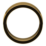 14K Yellow Gold 10 mm Comfort-Fit Flat Band Size 9