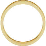 14K Yellow Gold 5 mm Flat Band Size 10