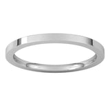 Sterling Silver 1.5 mm Comfort-Fit Flat Band Size 5