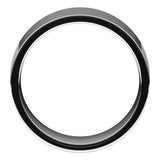 Sterling Silver 8 mm Lightweight Comfort-Fit Flat Band Size 10