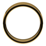 14K Yellow Gold 8 mm Lightweight Comfort-Fit Flat Band Size 11