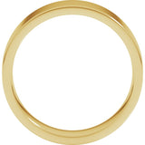 10K Yellow Gold 6 mm Lightweight Comfort-Fit Flat Band Size 9.5