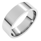 Platinum 6 mm Lightweight Comfort-Fit Flat Band Size 9.5