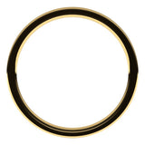10K Yellow Gold 1 mm Flat Comfort Fit Light Band Size 6.5