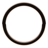 14K Rose Gold 1 mm Comfort-Fit Flat Band Size 10