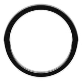 14K White Gold 1 mm Comfort-Fit Flat Band Size 10