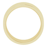 14K Yellow Gold 9 mm Lightweight Comfort-Fit Flat Band Size 8