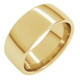 10K Yellow Gold 8 mm Comfort-Fit European-Style Band Size 12