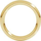 18K Yellow Gold 2.5 mm Comfort-Fit Full Round Band Size 6