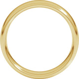 14K Yellow Gold 5.5 mm Comfort-Fit European-Style Band Size 9