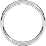 Sterling Silver 5.5 mm Comfort-Fit European-Style Band Size 9