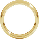 10K Yellow Gold 5.5 mm Comfort-Fit Half Round Band Size 8.5