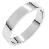 Platinum 4.5 mm Flat Band Size 9