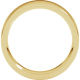 14K Yellow Gold 5.5 mm Comfort-Fit Flat Band Size 9