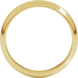 10K Yellow Gold 4 mm Half Round Band Size 5.5