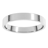 Platinum 3 mm Ultra-Lightweight Flat Band Size 7.5