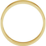 14K Yellow Gold 5 mm Ultra-Lightweight Flat Band Size 11.5