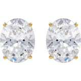 14K Yellow Gold 3/4 CTW Natural Diamond Earrings
