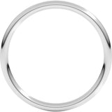Sterling Silver 1.5 mm Comfort-Fit Full Round Band Size 9