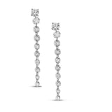 Pierced Diamond Dangle Earrings