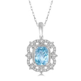 Antique Aquamrine Necklace