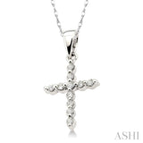 Cross Petite Diamond Pendant