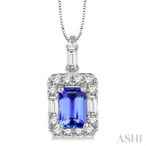 Gemstone & Diamond Pendant