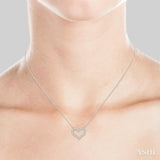 Heart Shape Diamond Necklace