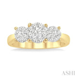 3 Stone Lovebright Essential Diamond Ring