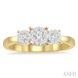 3 Stone Lovebright Essential Diamond Ring