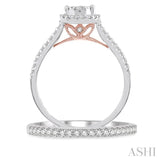 Pear Shape Lovebright Diamond Wedding Set