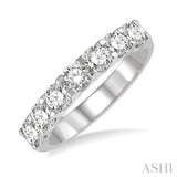 7 Stone Diamond Wedding Band