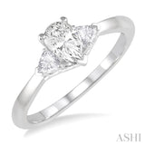 Pear Shape Diamond Engagement Ring