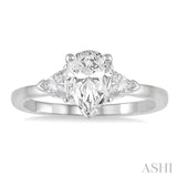 Pear Shape Diamond Engagement Ring