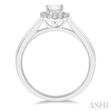 Oval Shape Diamond Engagement Ring