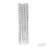 1/6 Ctw Round Cut Diamond Fashion Earrings in Sterling Silver